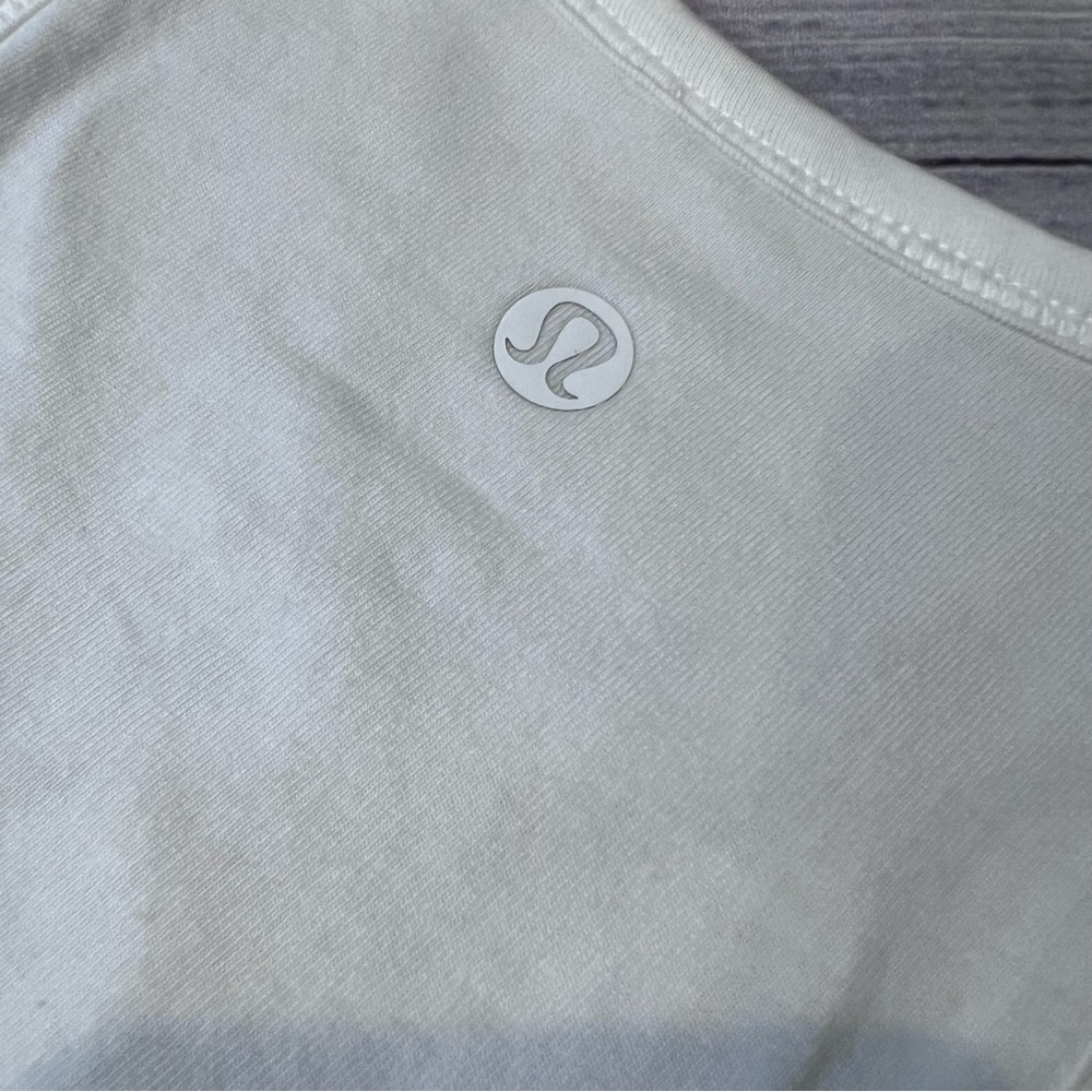 Lululemon White Tie Back Tank Top - Picture 3 of 6